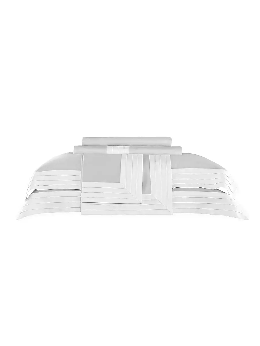 Togas Eden Duvet Cover & Sham Collection - Grey White | Thumbnail 2 Togas Eden Duvet Cover & Sham Collection - Grey White | Thumbnail 2