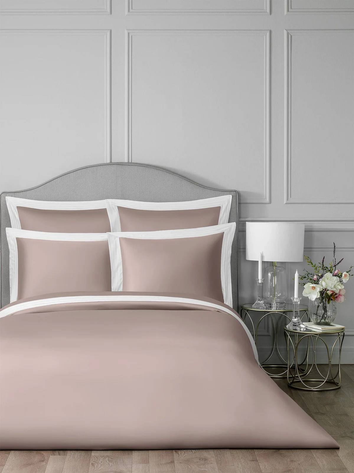 Togas Eden Duvet Cover & Sham Collection - Pink White