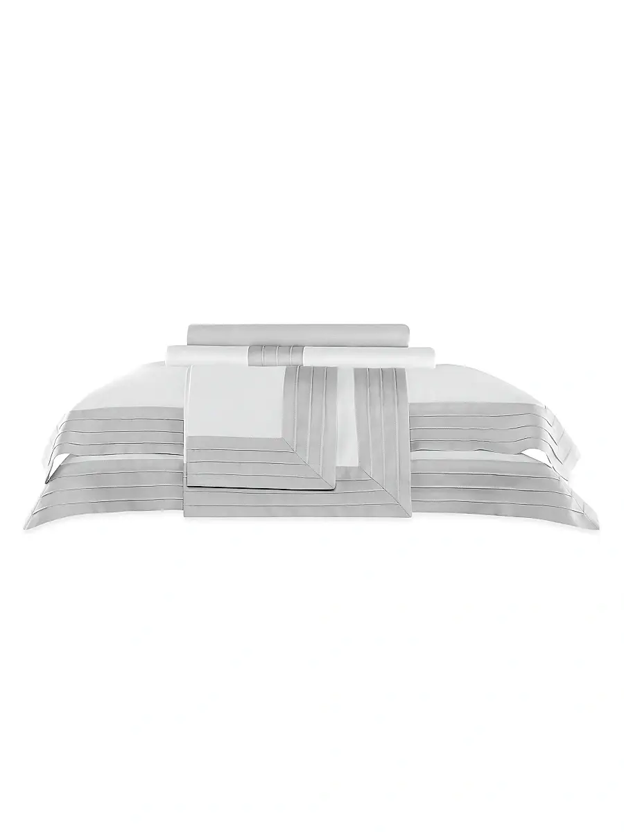 Togas Eden Duvet Cover & Sham Collection - White Grey | Thumbnail 2