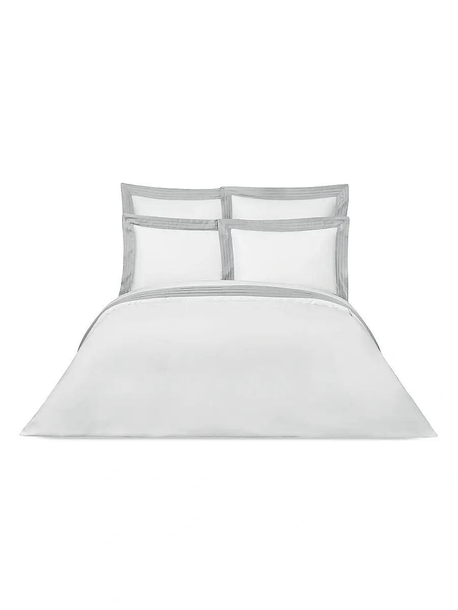 Togas Eden Duvet Cover & Sham Collection - White Grey | Thumbnail 5