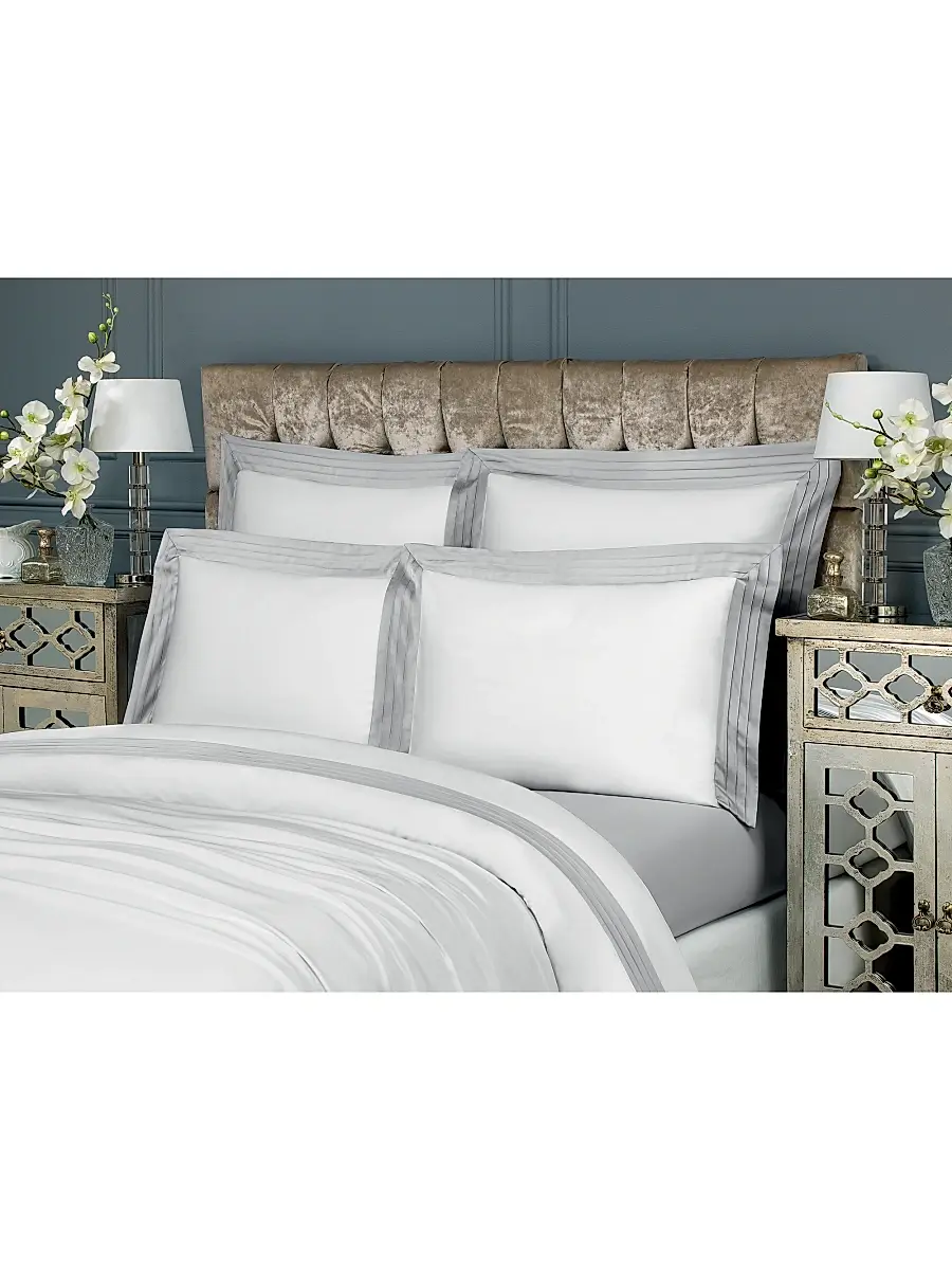 Togas Eden Duvet Cover & Sham Collection - White Grey | Thumbnail 7