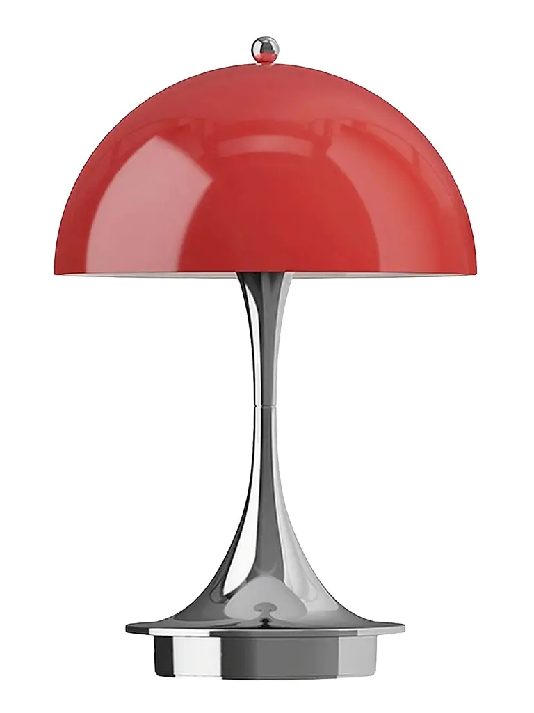 Louis Poulsen Panthella 160 Portable Original Chrome Lamp