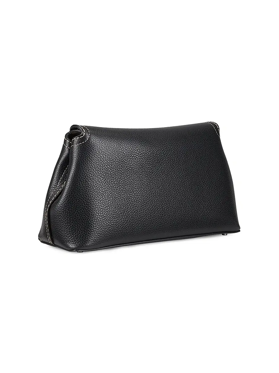 TOTEME Women's T-Lock Leather Clutch | Thumbnail 5 TOTEME Women's T-Lock Leather Clutch | Thumbnail 5