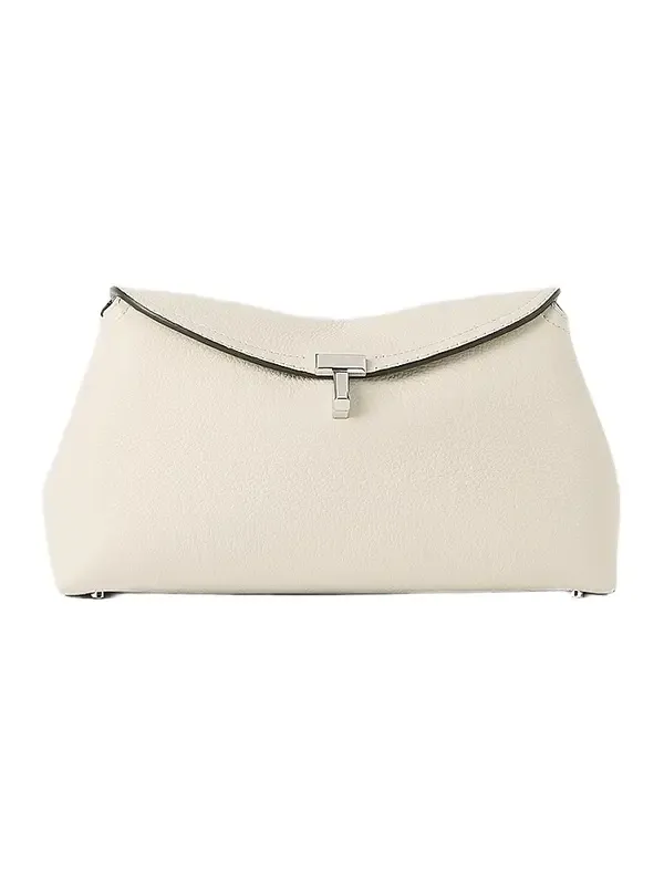TOTEME Women's T-Lock Leather Clutch