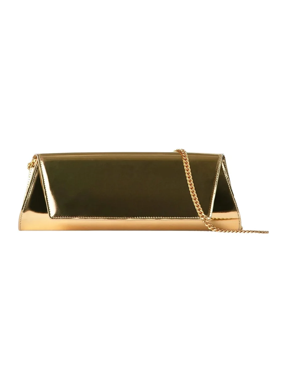 Women's Small Anouk Metallic Leather Clutch Women's Small Anouk Metallic Leather Clutch