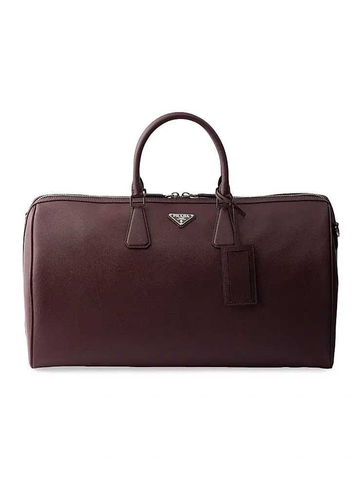 Men's Saffiano Leather Travel Bag Men's Saffiano Leather Travel Bag