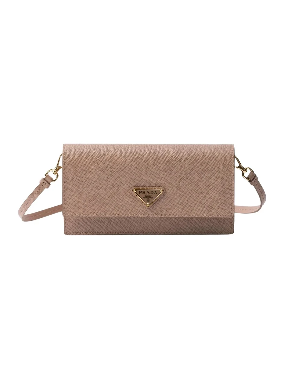 Prada Women's Saffiano Leather Mini Pouch