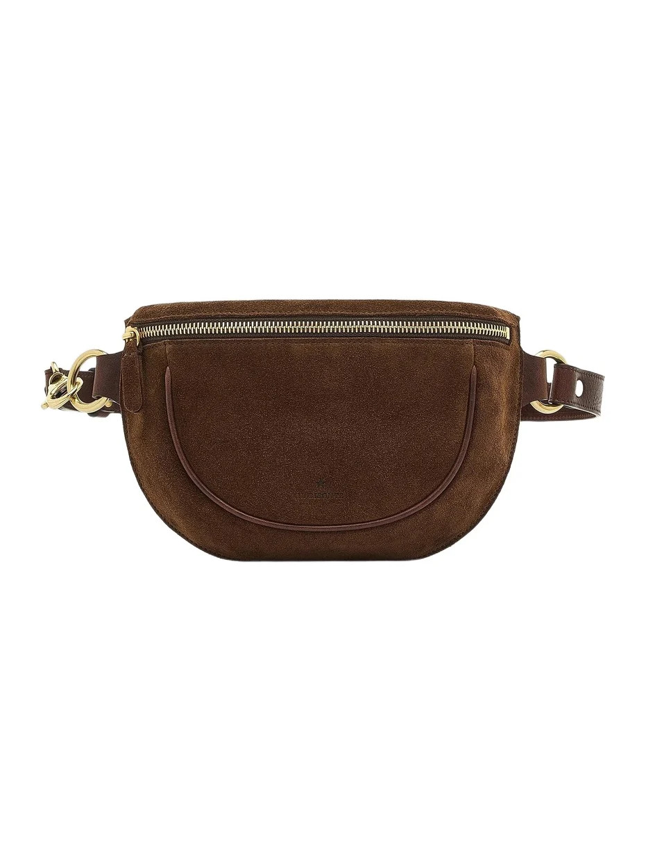 Il Bisonte Women's Oliveta Suede Adjustable Belt Bag