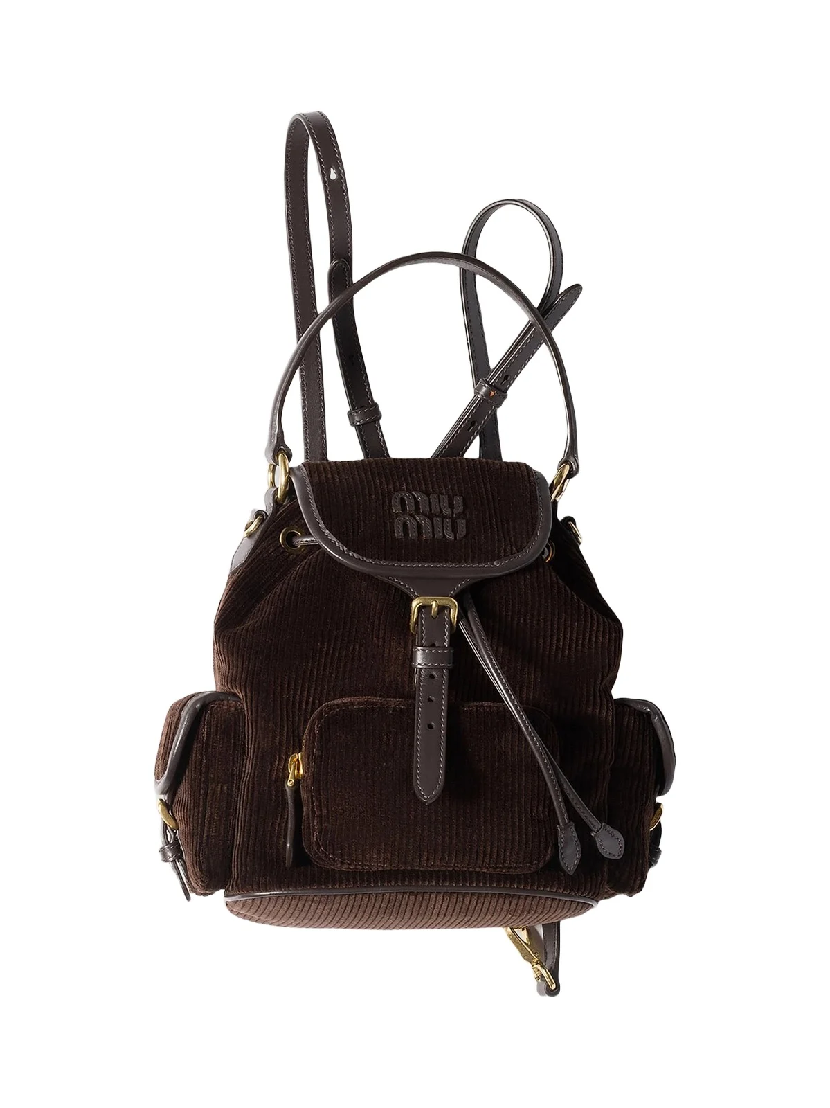 Miu Miu Women's Corduroy Backpack