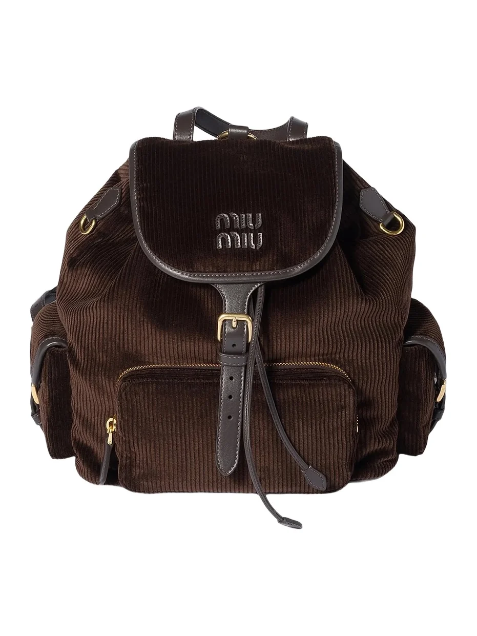 Miu Miu Women's Corduroy Backpack