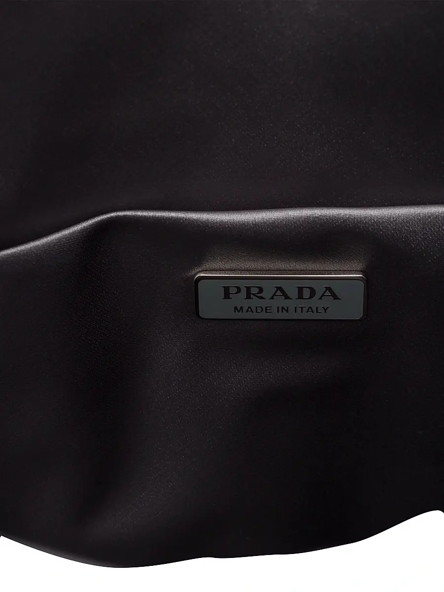 Prada Women's Wish Silk Duchesse Pouch | Thumbnail 4
