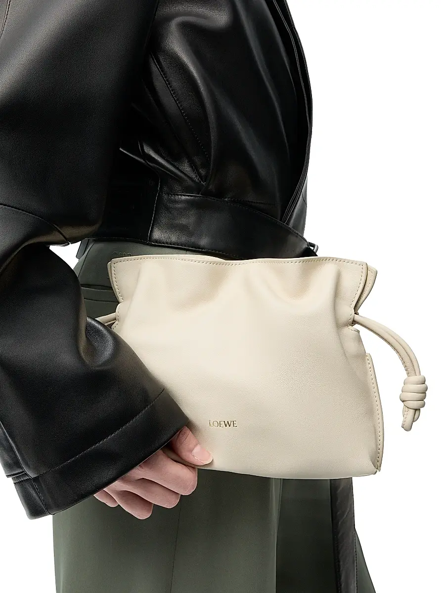 Loewe Women's Flamenco Mini Leather Clutch | Thumbnail 2