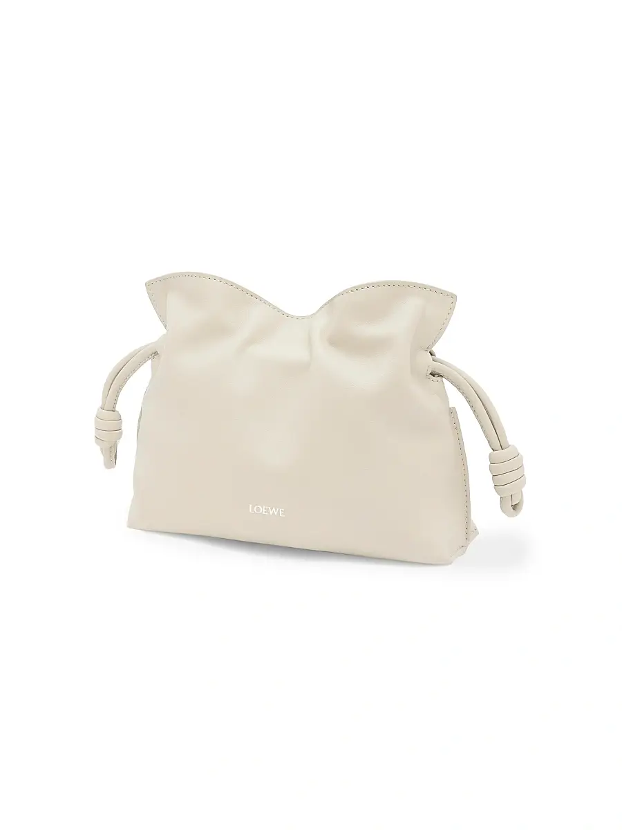 Loewe Women's Flamenco Mini Leather Clutch | Thumbnail 3