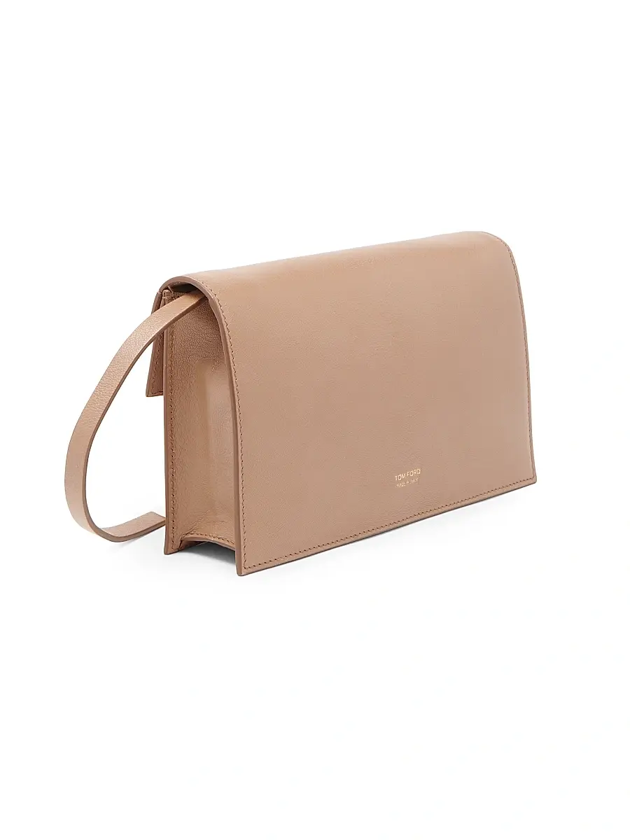 Tom Ford Women's Mini Aube Leather Shoulder Clutch | Thumbnail 2