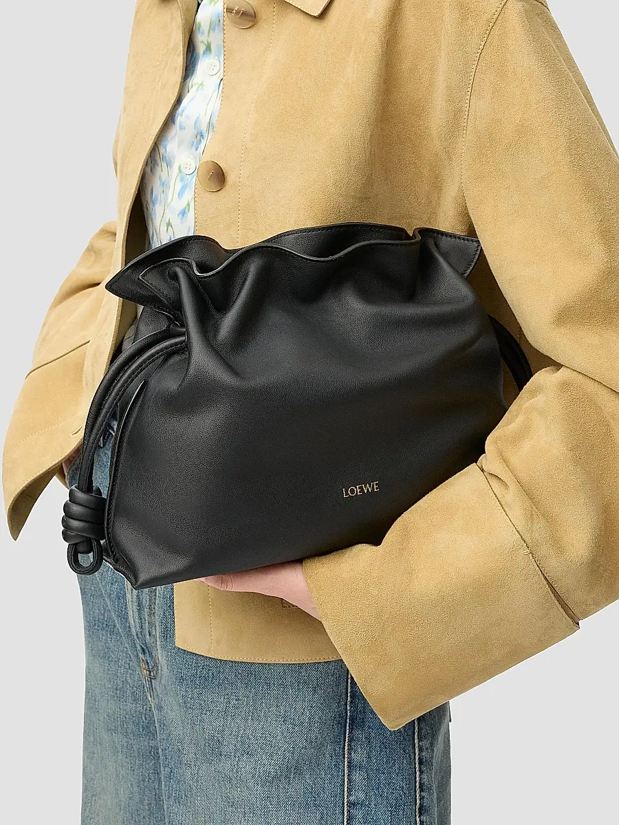 Loewe Women's Flamenco Medium Leather Clutch | Thumbnail 3 Loewe Women's Flamenco Medium Leather Clutch | Thumbnail 3