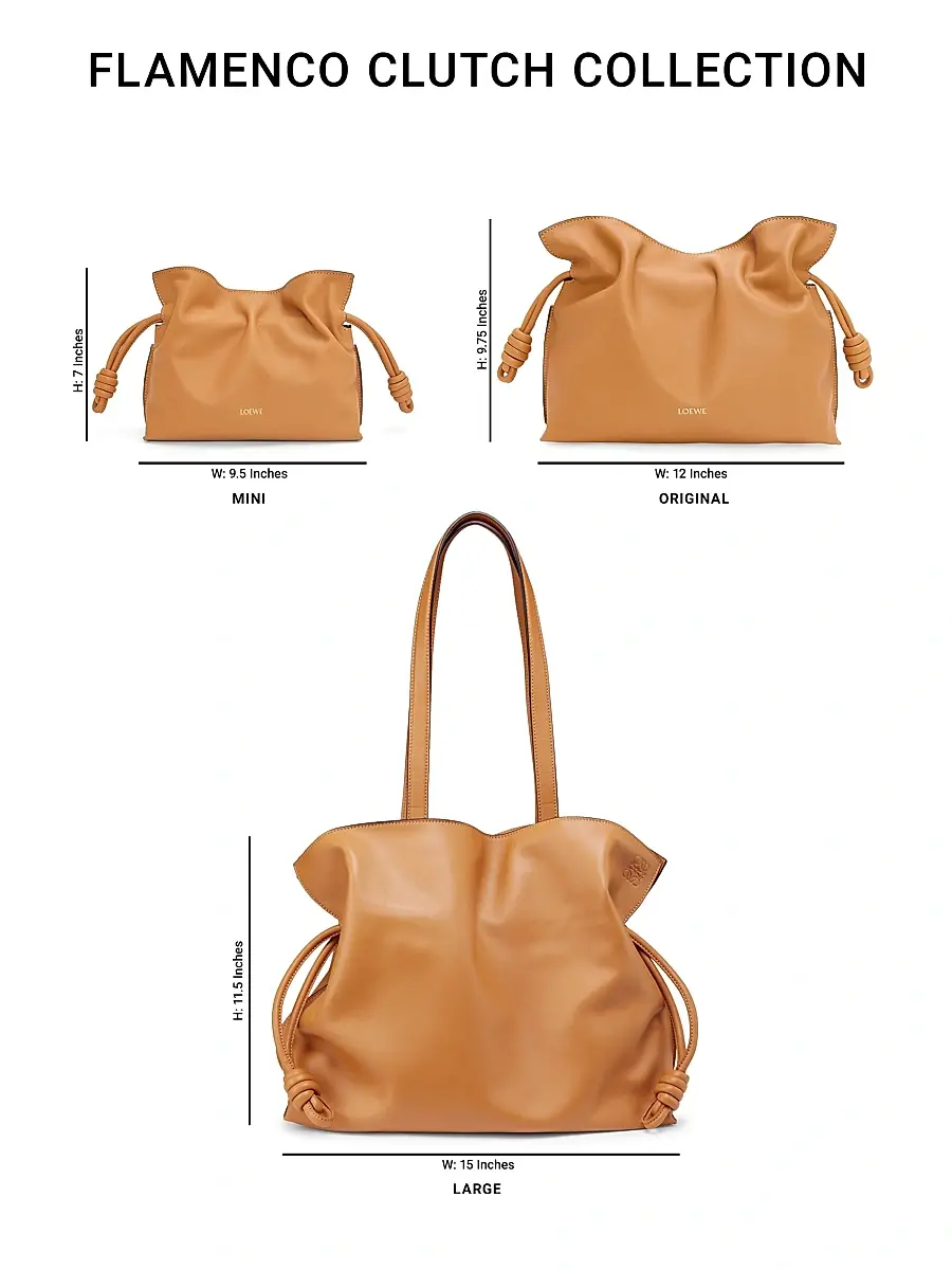 Loewe Women's Flamenco Mini Leather Clutch | Thumbnail 7 Loewe Women's Flamenco Mini Leather Clutch | Thumbnail 7
