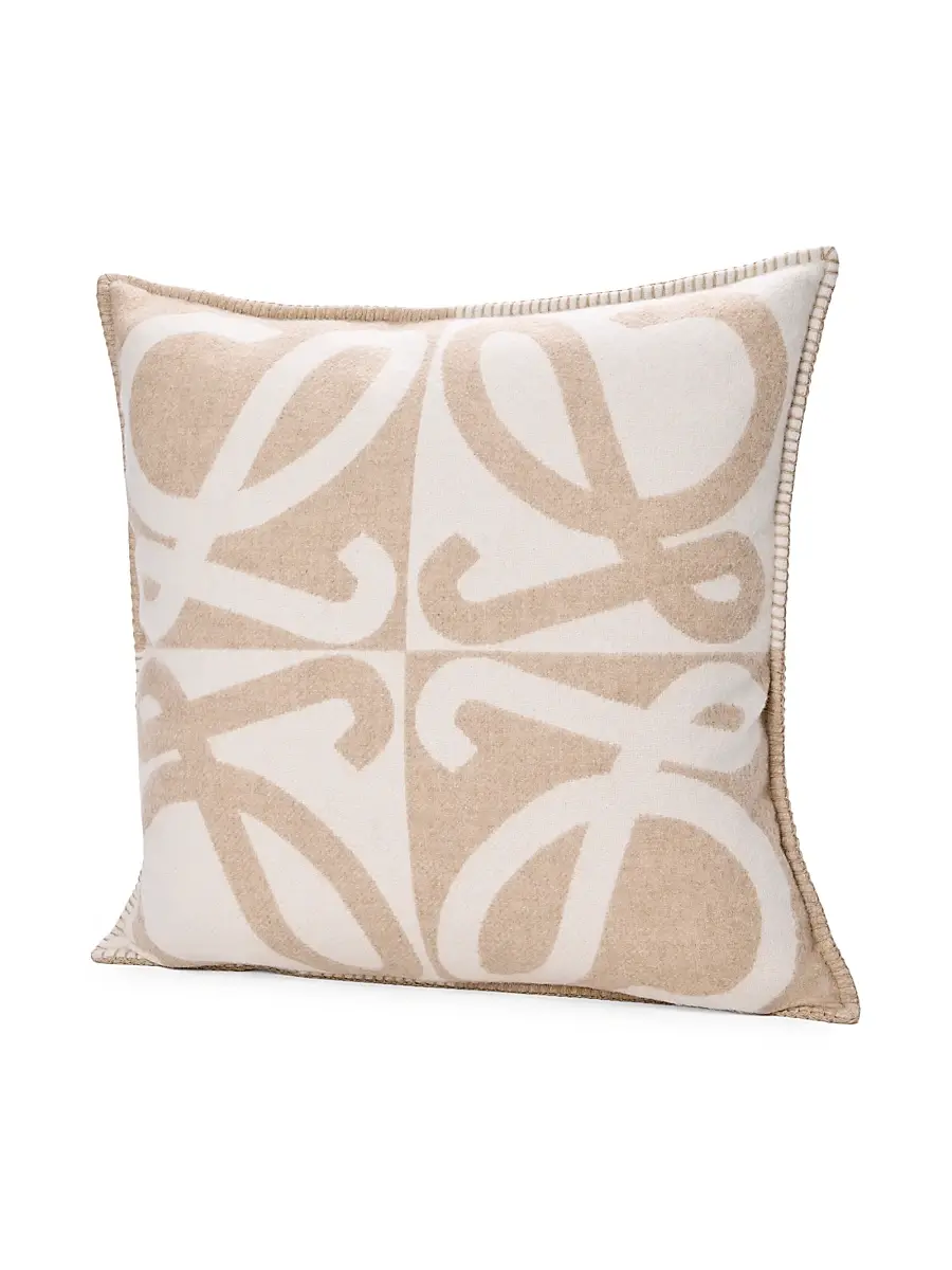 Loewe Monogram Wool-Cashmere Cushion | Thumbnail 2 Loewe Monogram Wool-Cashmere Cushion | Thumbnail 2