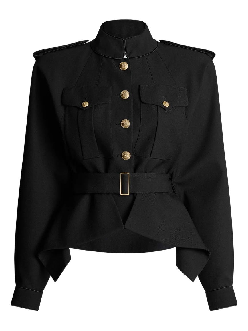 Wool signature jacket