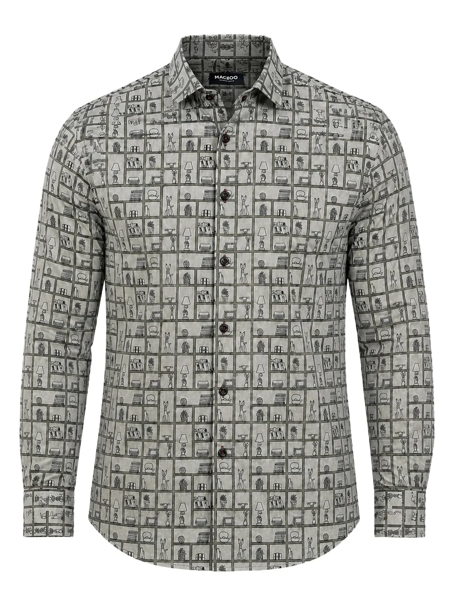 Men's Fibonacci Stretch Shirt Men's Fibonacci Stretch Shirt