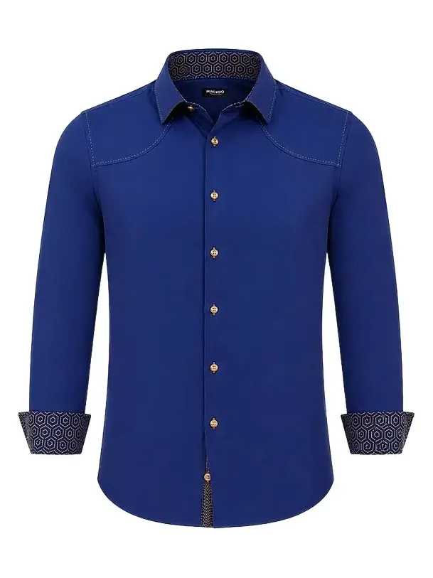 Men's Punto Woven Long-Sleeve Shirt Men's Punto Woven Long-Sleeve Shirt