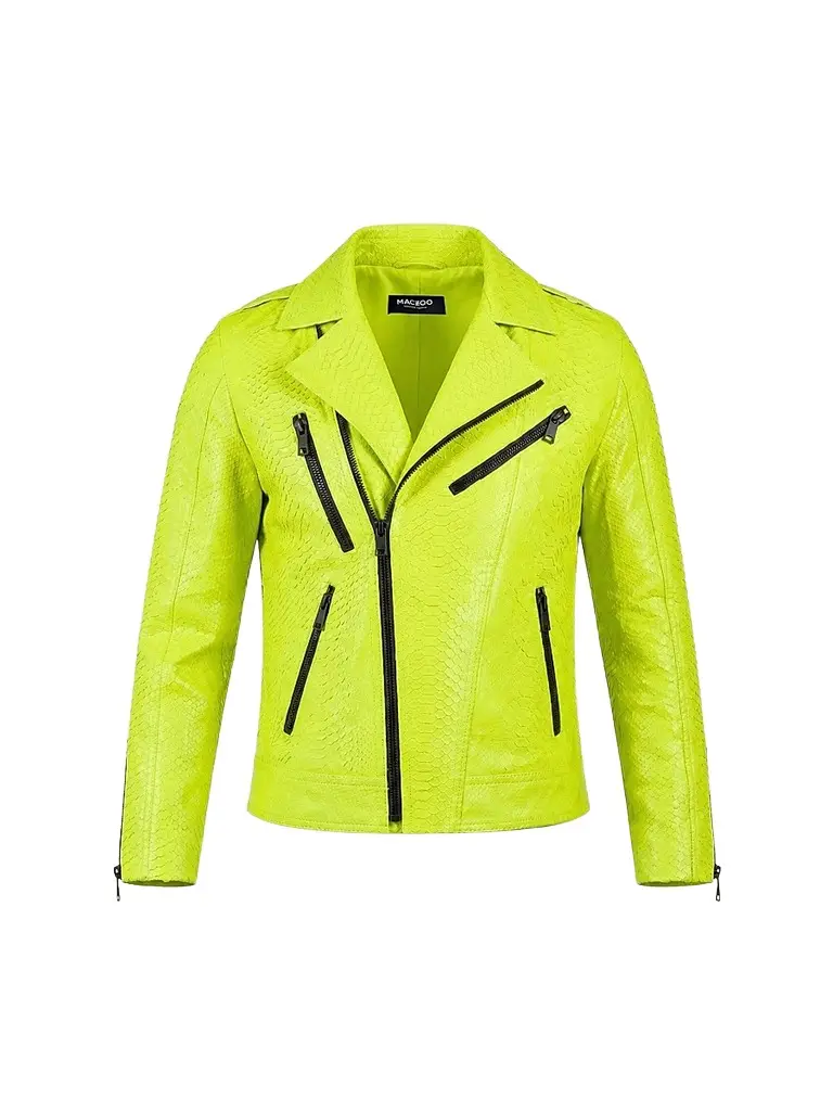Maceoo Men's Python Leather Jacket | Image 1 Maceoo Men's Python Leather Jacket | Image 1