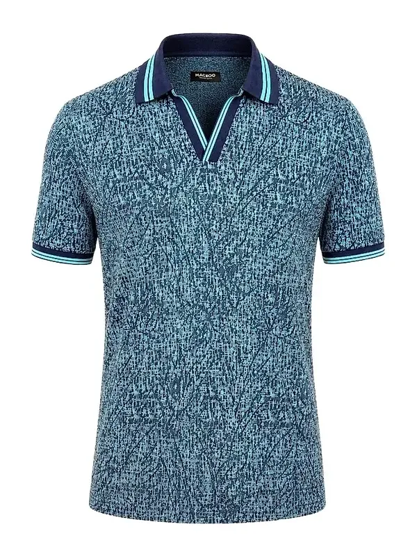 Men's Knit Polo Shirt Men's Knit Polo Shirt