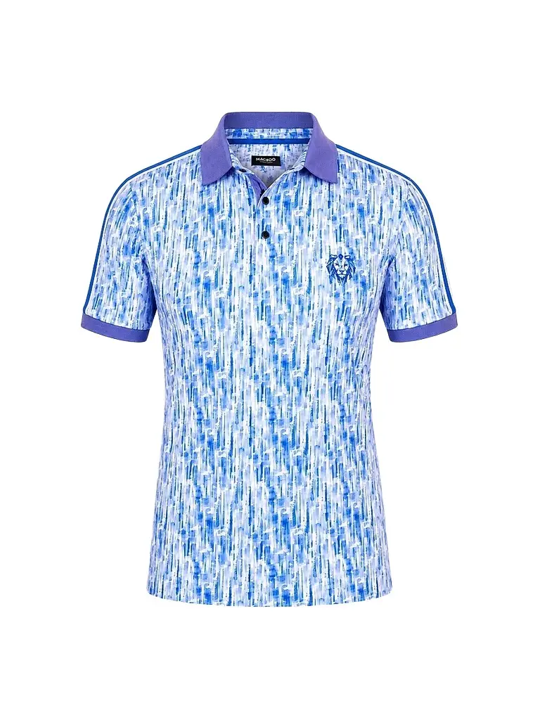 Maceoo Men's Golf Polo Shirt - Blue - Size XL | Image 1 Maceoo Men's Golf Polo Shirt - Blue - Size XL | Image 1