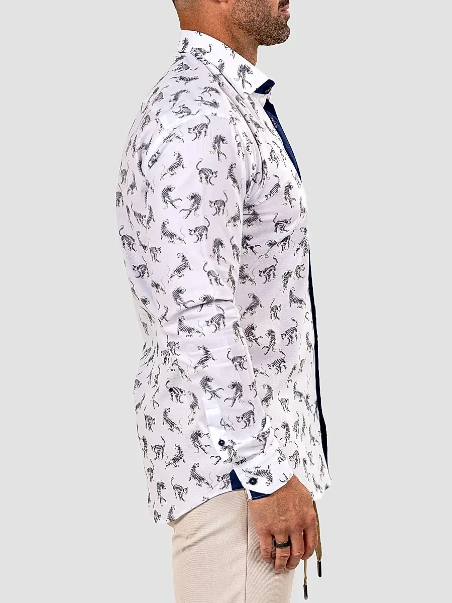 Maceoo Men's Fibonacci Marthyr Cheetah Shirt | Thumbnail 2 Maceoo Men's Fibonacci Marthyr Cheetah Shirt | Thumbnail 2