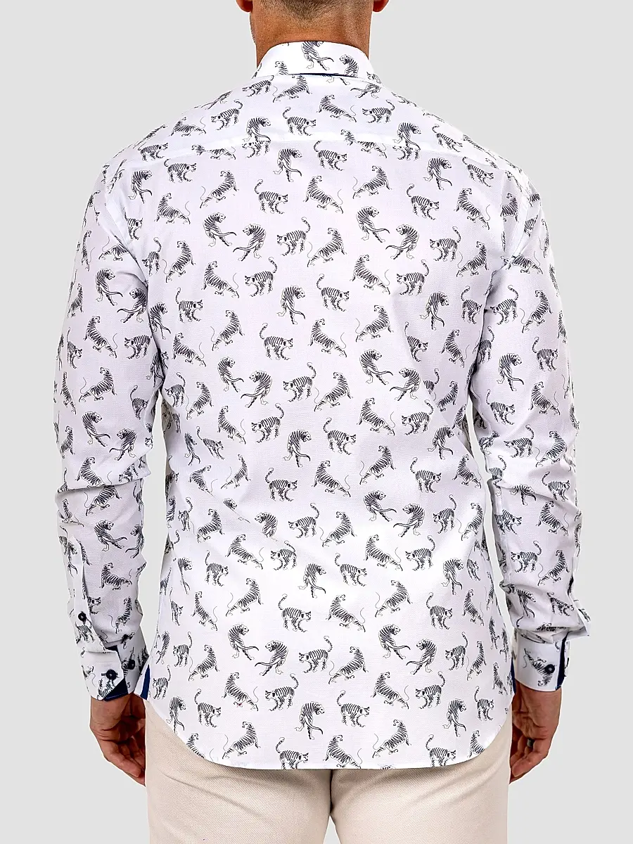 Maceoo Men's Fibonacci Marthyr Cheetah Shirt | Thumbnail 3 Maceoo Men's Fibonacci Marthyr Cheetah Shirt | Thumbnail 3