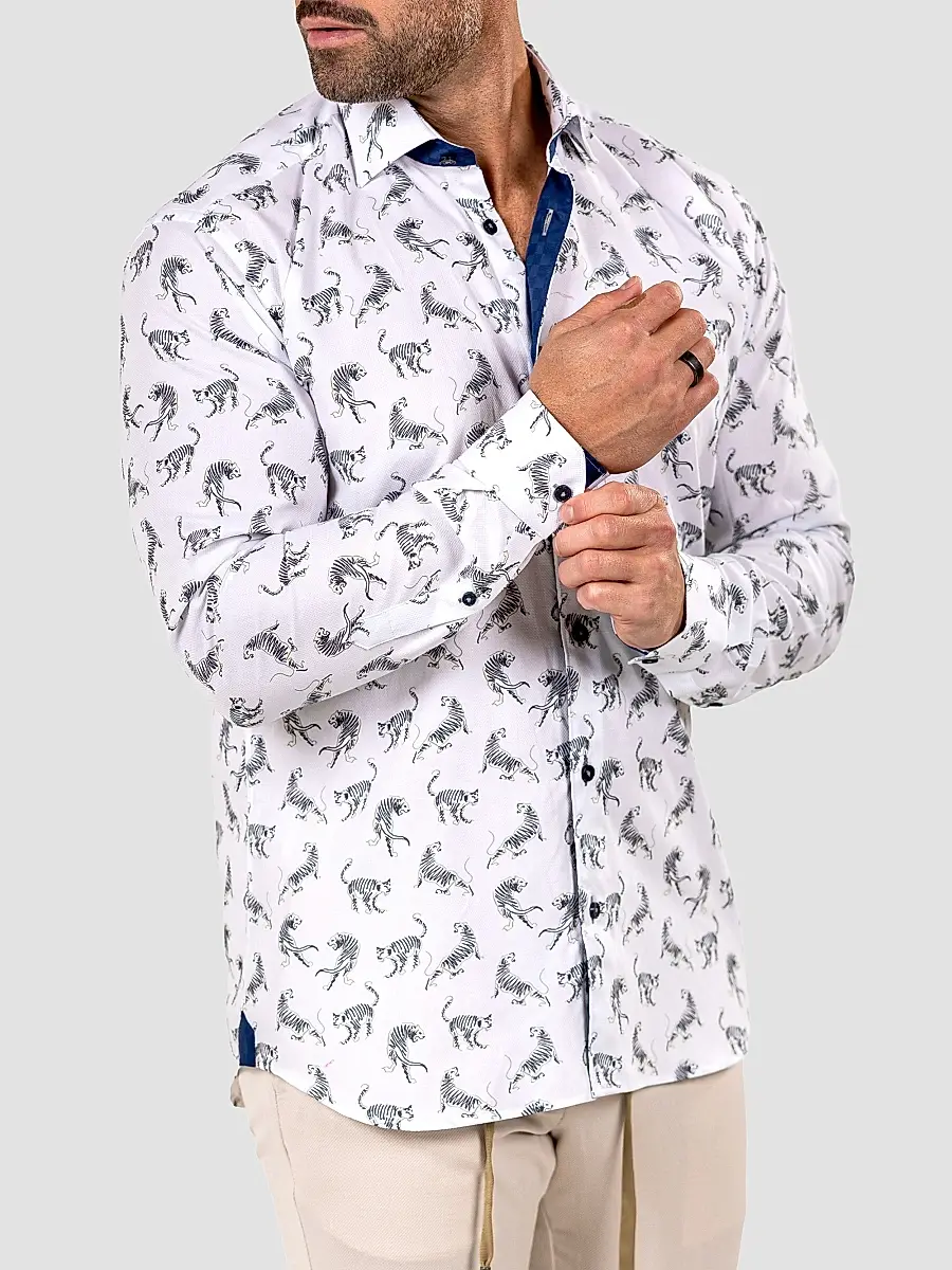 Maceoo Men's Fibonacci Marthyr Cheetah Shirt | Thumbnail 6 Maceoo Men's Fibonacci Marthyr Cheetah Shirt | Thumbnail 6