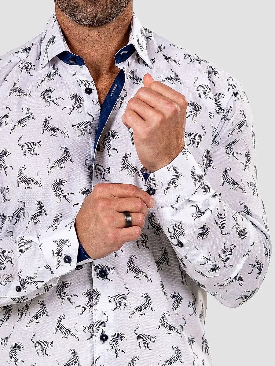 Maceoo Men's Fibonacci Marthyr Cheetah Shirt | Thumbnail 7 Maceoo Men's Fibonacci Marthyr Cheetah Shirt | Thumbnail 7