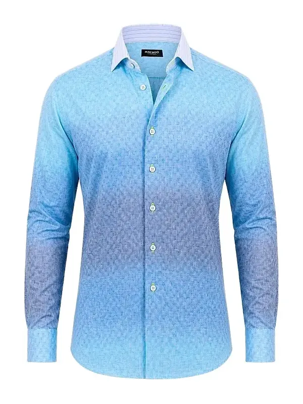 Men's Fibonacci Marthyr Ombre Shirt Men's Fibonacci Marthyr Ombre Shirt
