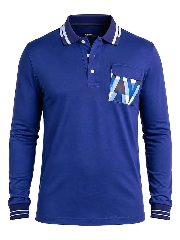 Men's Ascension Long Sleeve Polo Shirt Men's Ascension Long Sleeve Polo Shirt