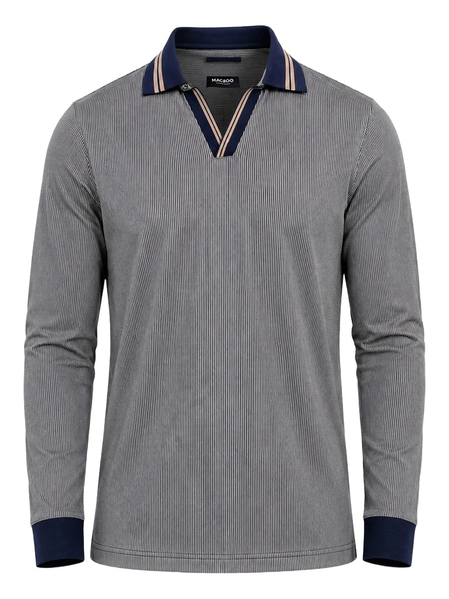 Men's Knitted Polo Shirt