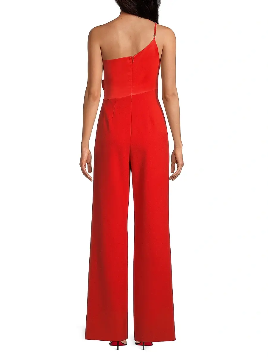 Likely Women's Yara One-Shoulder Bow Jumpsuit | Thumbnail 5