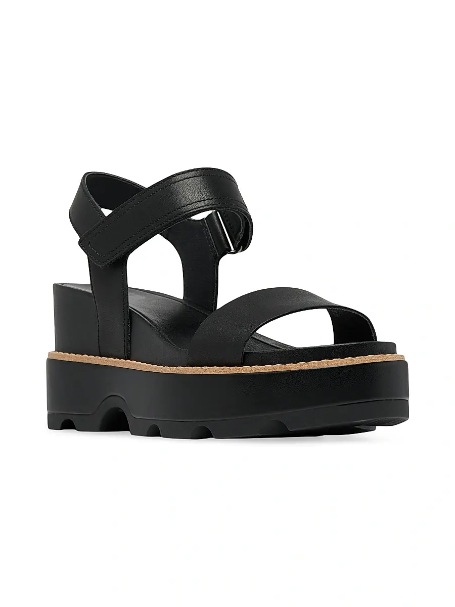 Sorel Women's JOANIE IV 75MM Leather Y-Strap Wedge Sandals | Thumbnail 2 Sorel Women's JOANIE IV 75MM Leather Y-Strap Wedge Sandals | Thumbnail 2
