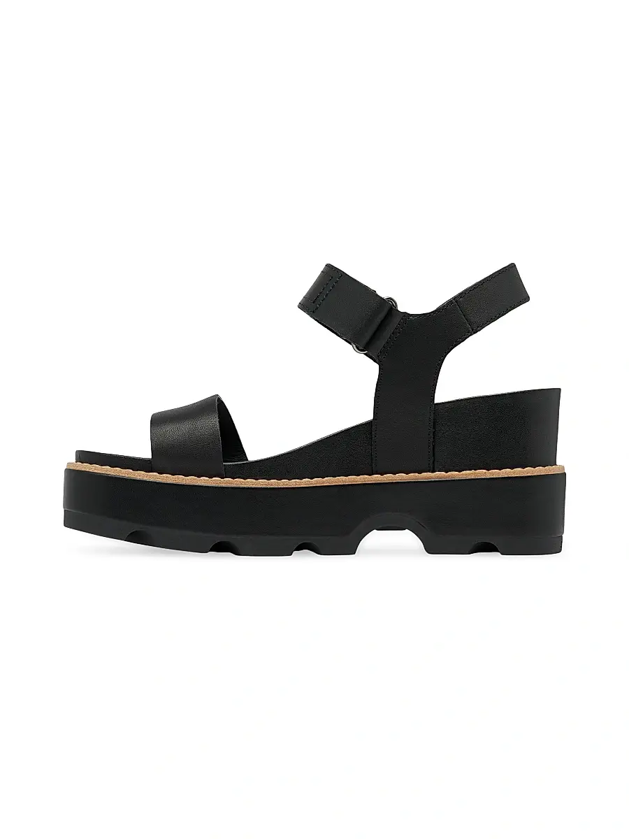 Sorel Women's JOANIE IV 75MM Leather Y-Strap Wedge Sandals | Thumbnail 4 Sorel Women's JOANIE IV 75MM Leather Y-Strap Wedge Sandals | Thumbnail 4