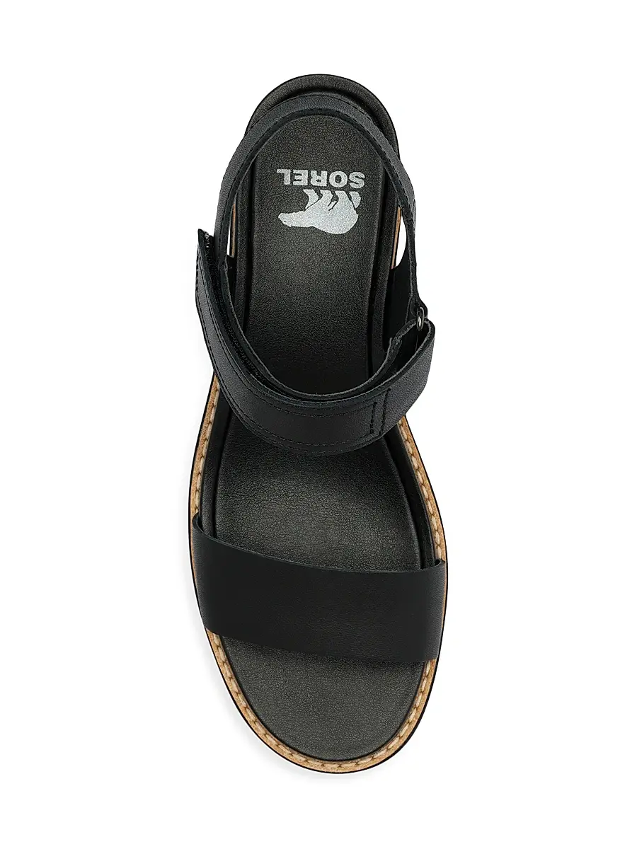 Sorel Women's JOANIE IV 75MM Leather Y-Strap Wedge Sandals | Thumbnail 5 Sorel Women's JOANIE IV 75MM Leather Y-Strap Wedge Sandals | Thumbnail 5