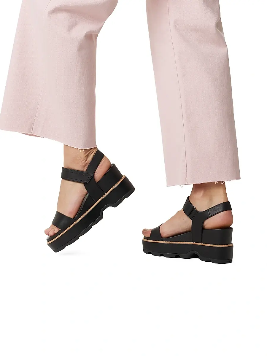 Sorel Women's JOANIE IV 75MM Leather Y-Strap Wedge Sandals | Thumbnail 8 Sorel Women's JOANIE IV 75MM Leather Y-Strap Wedge Sandals | Thumbnail 8