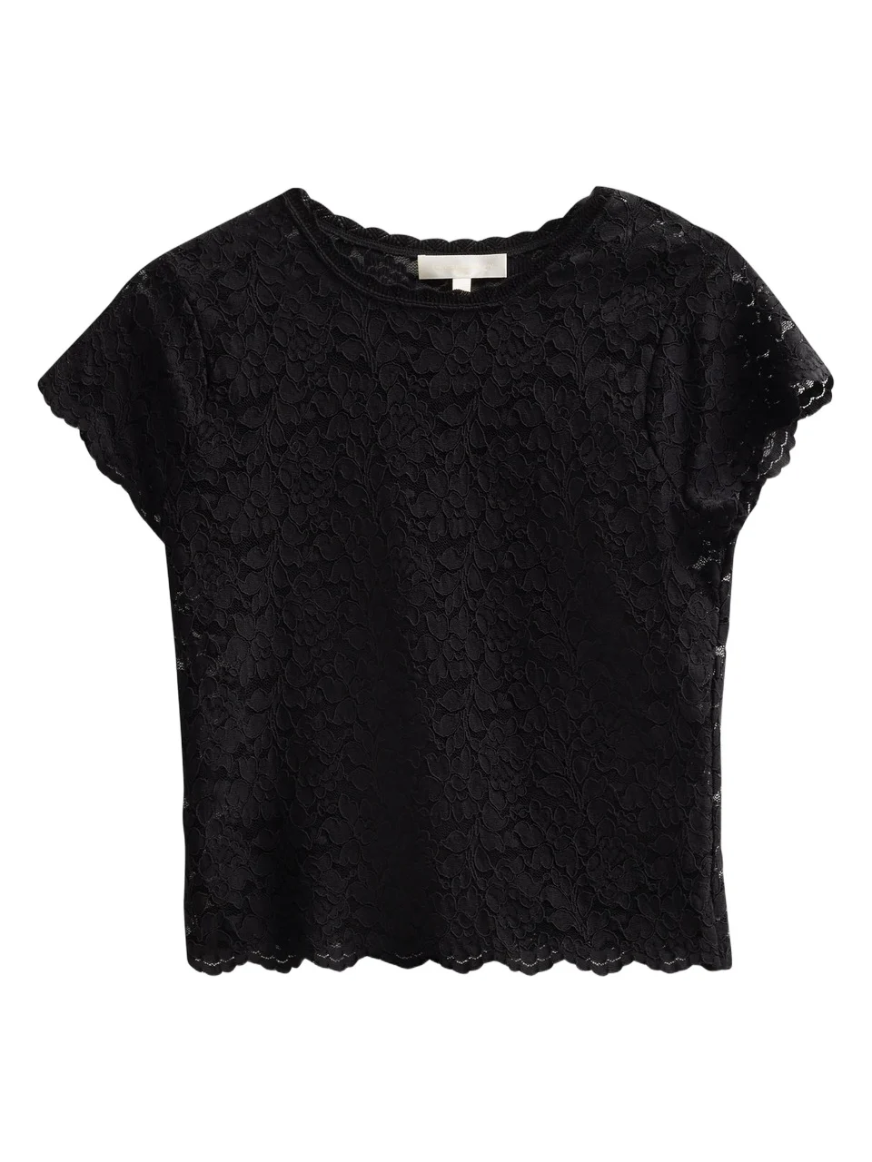 LoveShackFancy Women's Lucas Floral Lace T-Shirt