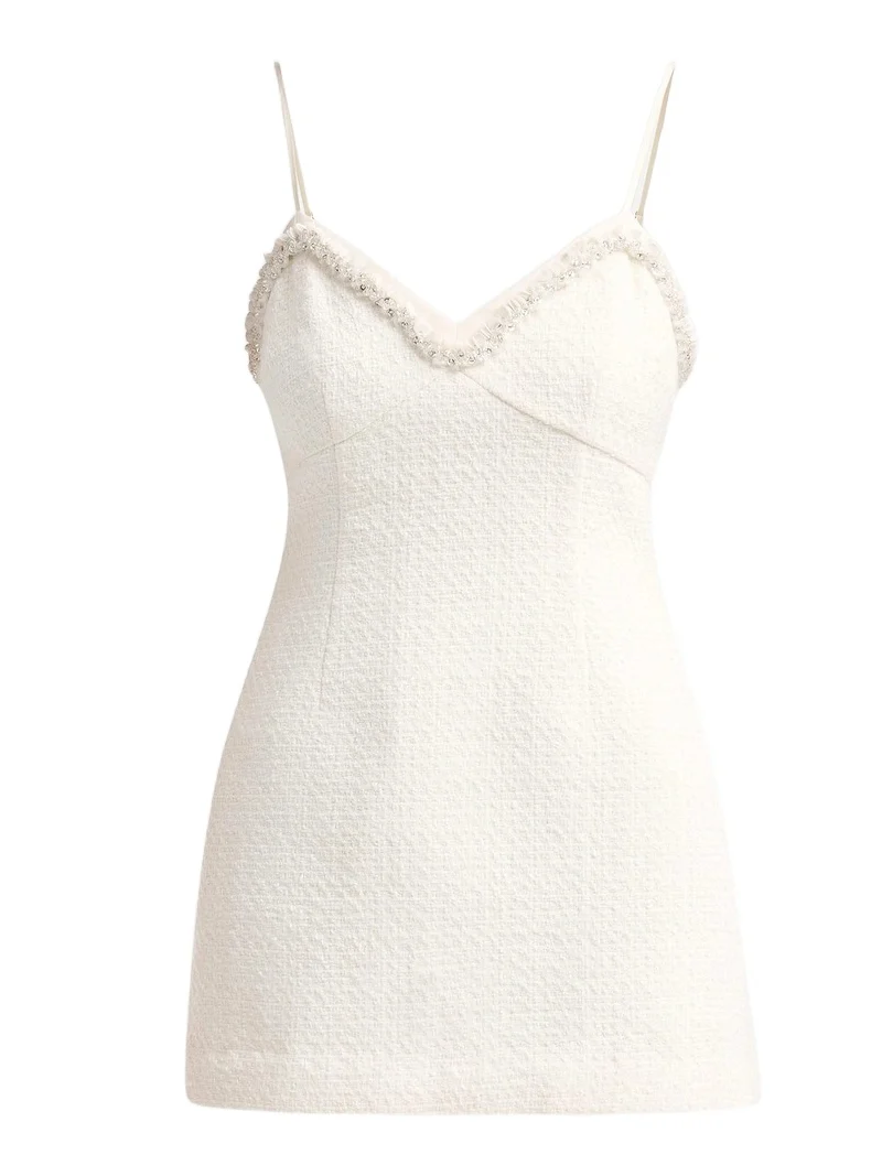 Women's Sue Embellished Wool-Blend Mini Dress Women's Sue Embellished Wool-Blend Mini Dress