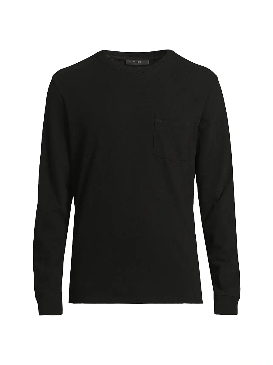 Vince Men's Jersey Pocket Crewneck T-Shirt