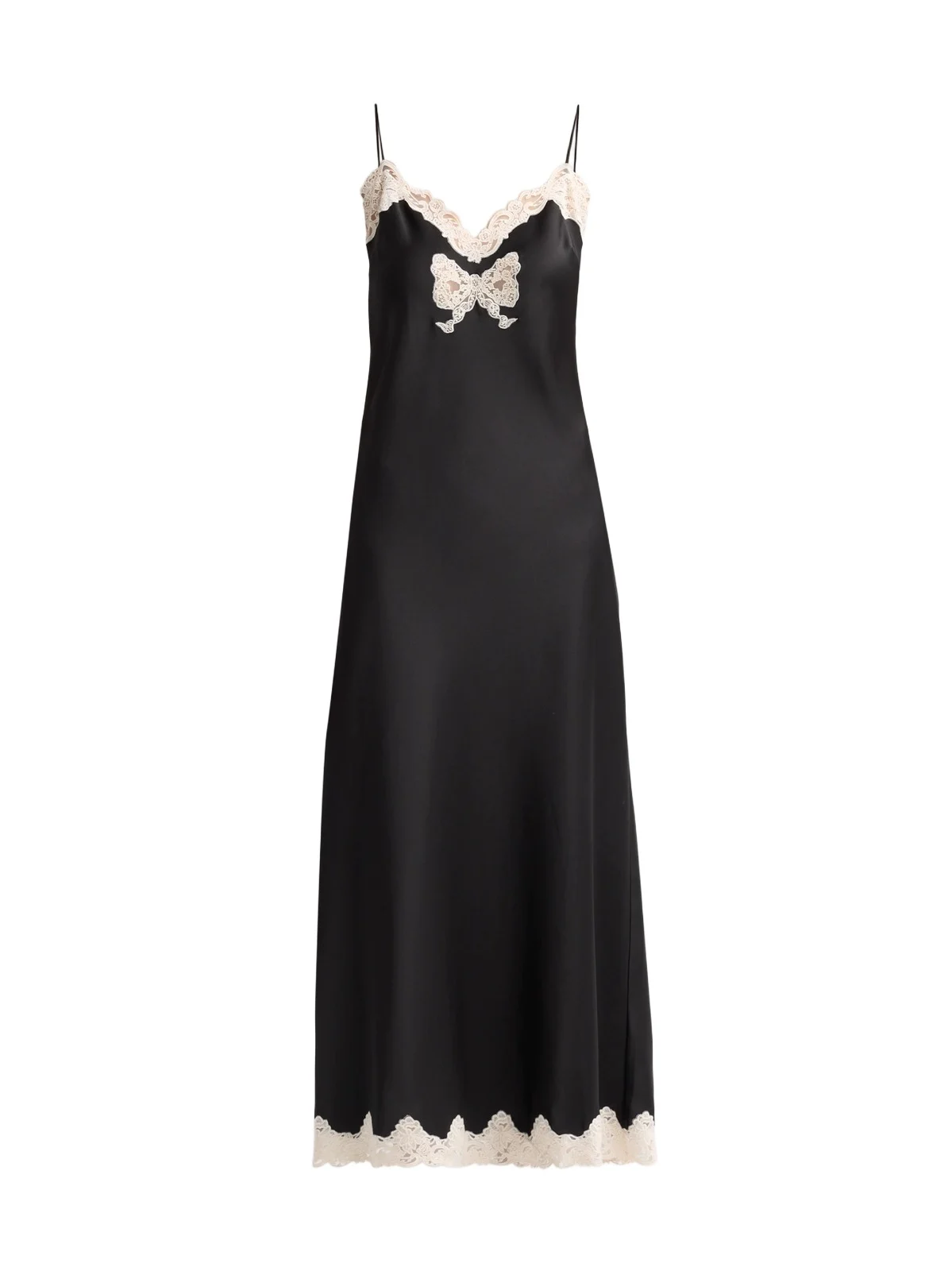 Women's Lomira Lace-Trim Crepe Midi Dress Women's Lomira Lace-Trim Crepe Midi Dress