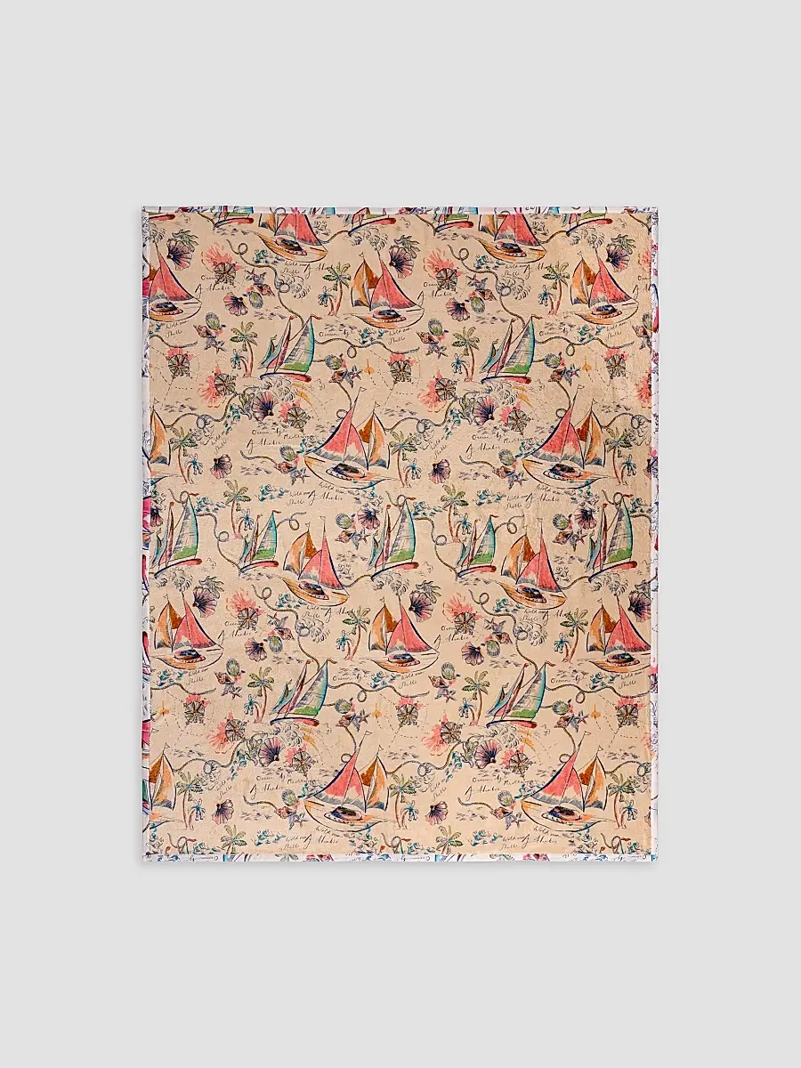 Johnny Was Marina Print Travel Blanket | Thumbnail 2 Johnny Was Marina Print Travel Blanket | Thumbnail 2