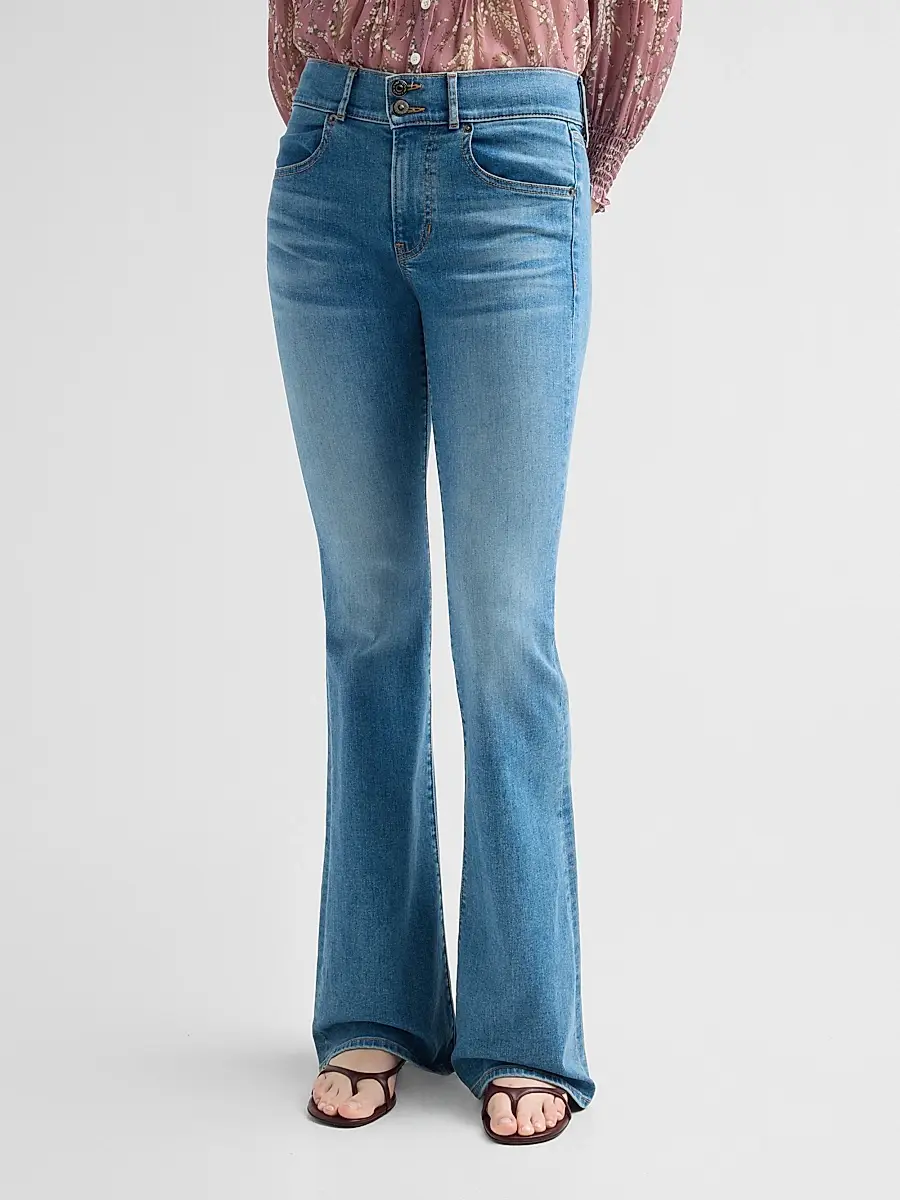 Veronica Beard Women's Beverly Mid-Rise Skinny Flare Jeans | Thumbnail 4 Veronica Beard Women's Beverly Mid-Rise Skinny Flare Jeans | Thumbnail 4
