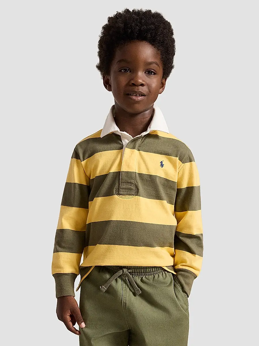 Polo Ralph Lauren Boy's Little Boy's & Boy's Cotton Jersey Rugby Shirt | Thumbnail 3 Polo Ralph Lauren Boy's Little Boy's & Boy's Cotton Jersey Rugby Shirt | Thumbnail 3