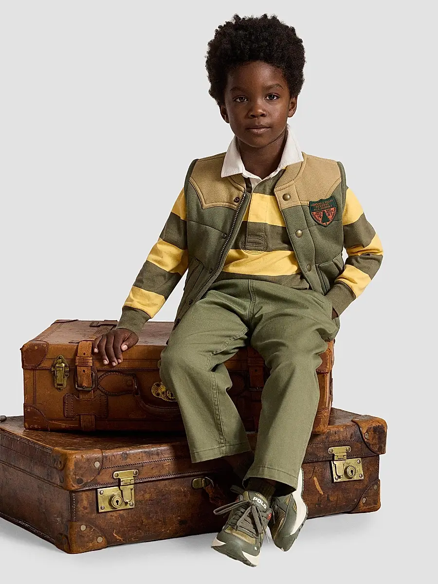 Polo Ralph Lauren Boy's Little Boy's & Boy's Cotton Jersey Rugby Shirt | Thumbnail 5 Polo Ralph Lauren Boy's Little Boy's & Boy's Cotton Jersey Rugby Shirt | Thumbnail 5