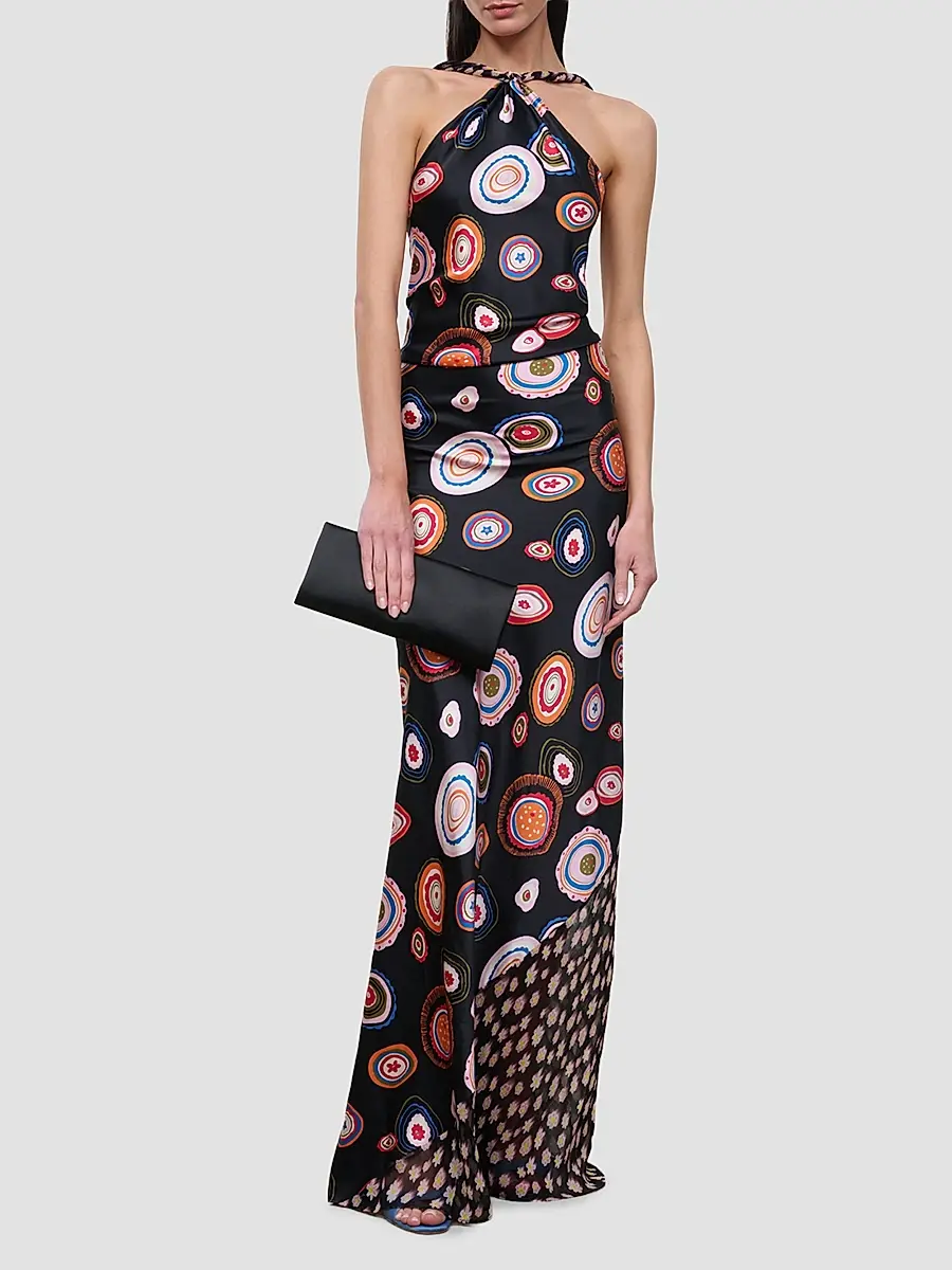 Staud Women's Charli Silk Maxi Dress | Thumbnail 2