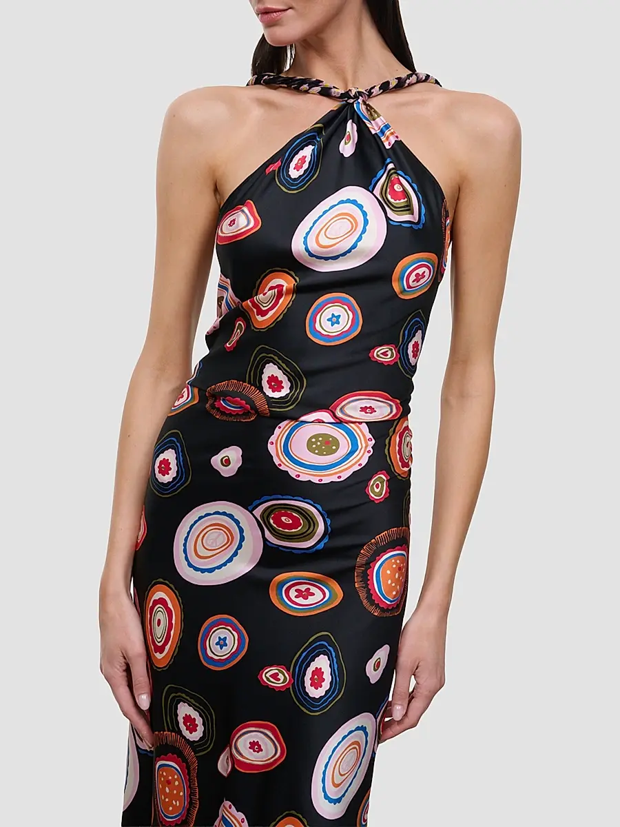 Staud Women's Charli Silk Maxi Dress | Thumbnail 6