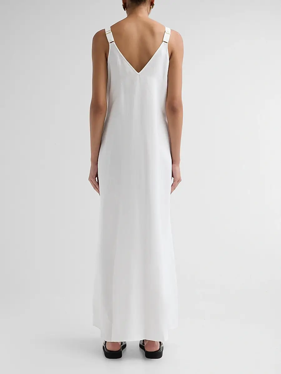 L'Agence Women's Didi O-Ring Strap Maxi Dress | Thumbnail 3 L'Agence Women's Didi O-Ring Strap Maxi Dress | Thumbnail 3